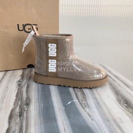 Ugg Winter Fashion Candy Color Waterproof Boots For Women Coffee