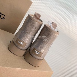 Ugg Winter Fashion Candy Color Waterproof Boots For Women Coffee