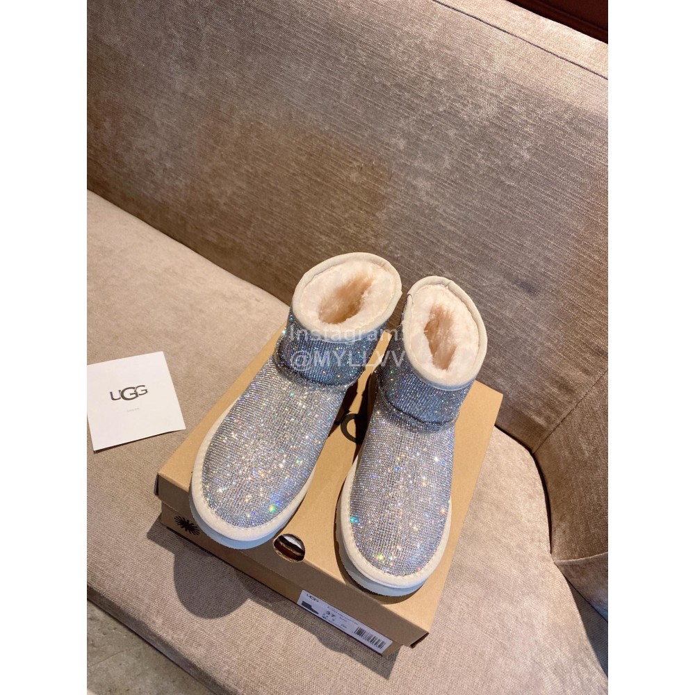 Ugg Winter Fashion Blingbling Wool Boots For Women 