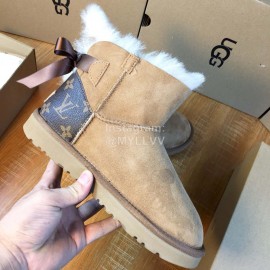 Ugg Winter Warm Wool Boots For Women Brown