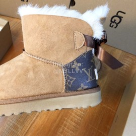 Ugg Winter Warm Wool Boots For Women Brown