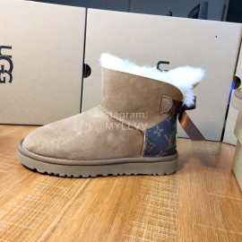 Ugg Winter Warm Wool Boots For Women Brown