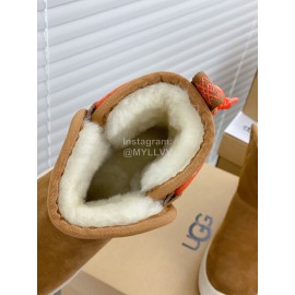 Ugg Winter Thick Soled Wool Boots For Women Brown