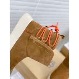 Ugg Winter Thick Soled Wool Boots For Women Brown