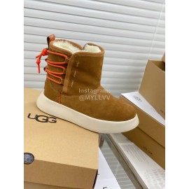 Ugg Winter Thick Soled Wool Boots For Women Brown