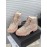 Ugg Winter Wool Lace Up Thick Soled Boots For Women Pink
