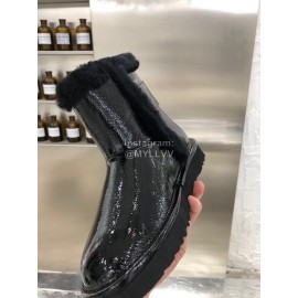 Ugg Winter Diamond Wool Waterproof Boots For Women Black