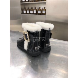 Ugg Winter Diamond Wool Waterproof Boots For Women White