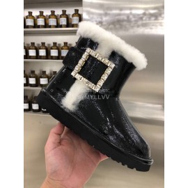 Ugg Winter Diamond Wool Waterproof Boots For Women White