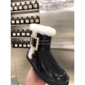 Ugg Winter Diamond Wool Waterproof Boots For Women White