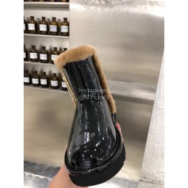 Ugg Winter Diamond Wool Waterproof Boots For Women Brown