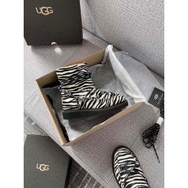 Ugg Winter Zebra-Stripe Locomotive Boots For Women 