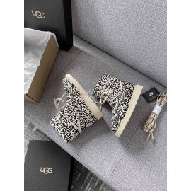 Ugg Winter Leopard Print Locomotive Boots For Women 