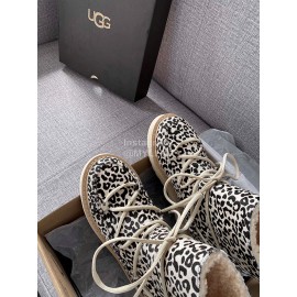 Ugg Winter Leopard Print Locomotive Boots For Women 