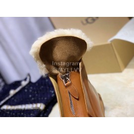 Ugg Winter Fashion Calf Short Boots For Women Brown