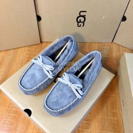 Ugg Winter Fashion Lamb Wool Casual Shoes For Women Blue