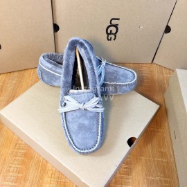 Ugg Winter Fashion Lamb Wool Casual Shoes For Women Blue