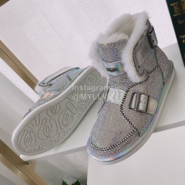 Ugg Winter Warm Wool Diamond Waterproof Boots For Women 