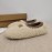 Ugg Winter Soft Lamb Wool Casual Shoes For Women Beige