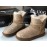 Ugg Winter Fashion Blingbling Wool Boots For Women Brown