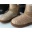 Ugg Winter Fashion Blingbling Wool Boots For Women Brown