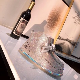 Ugg Winter Cute Bow Wool Boots For Women 