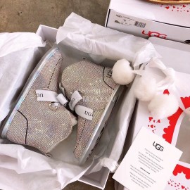 Ugg Winter Cute Bow Wool Boots For Women 