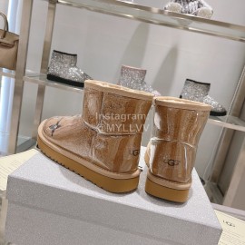Ugg Co Branded Lv Winter Short Boots For Women Brown