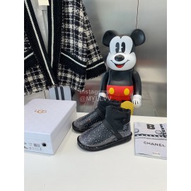 Ugg Winter Fashion Short Boots For Women Black