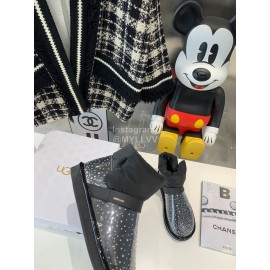 Ugg Winter Fashion Short Boots For Women Black