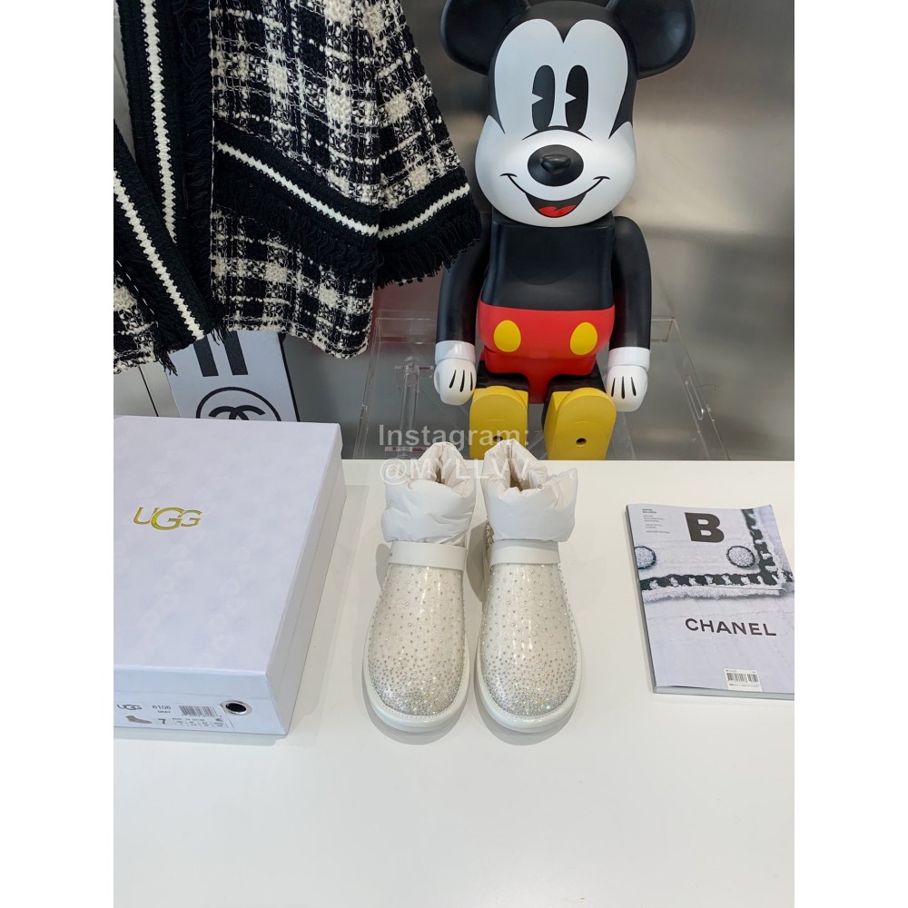 Ugg Winter Fashion Short Boots For Women White