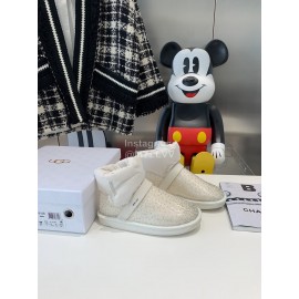 Ugg Winter Fashion Short Boots For Women White