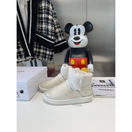 Ugg Winter Fashion Short Boots For Women White