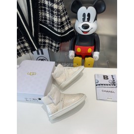 Ugg Winter Fashion Short Boots For Women White