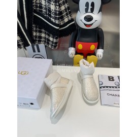 Ugg Winter Fashion Short Boots For Women White