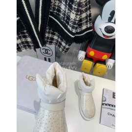 Ugg Winter Fashion Short Boots For Women White