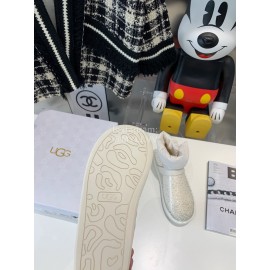 Ugg Winter Fashion Short Boots For Women White