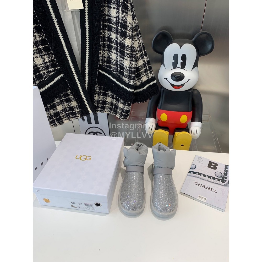 Ugg Winter Fashion Short Boots For Women Gray