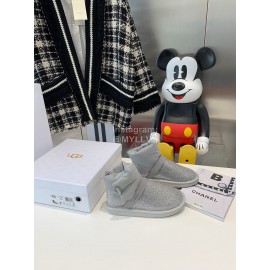 Ugg Winter Fashion Short Boots For Women Gray