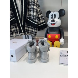 Ugg Winter Fashion Short Boots For Women Gray