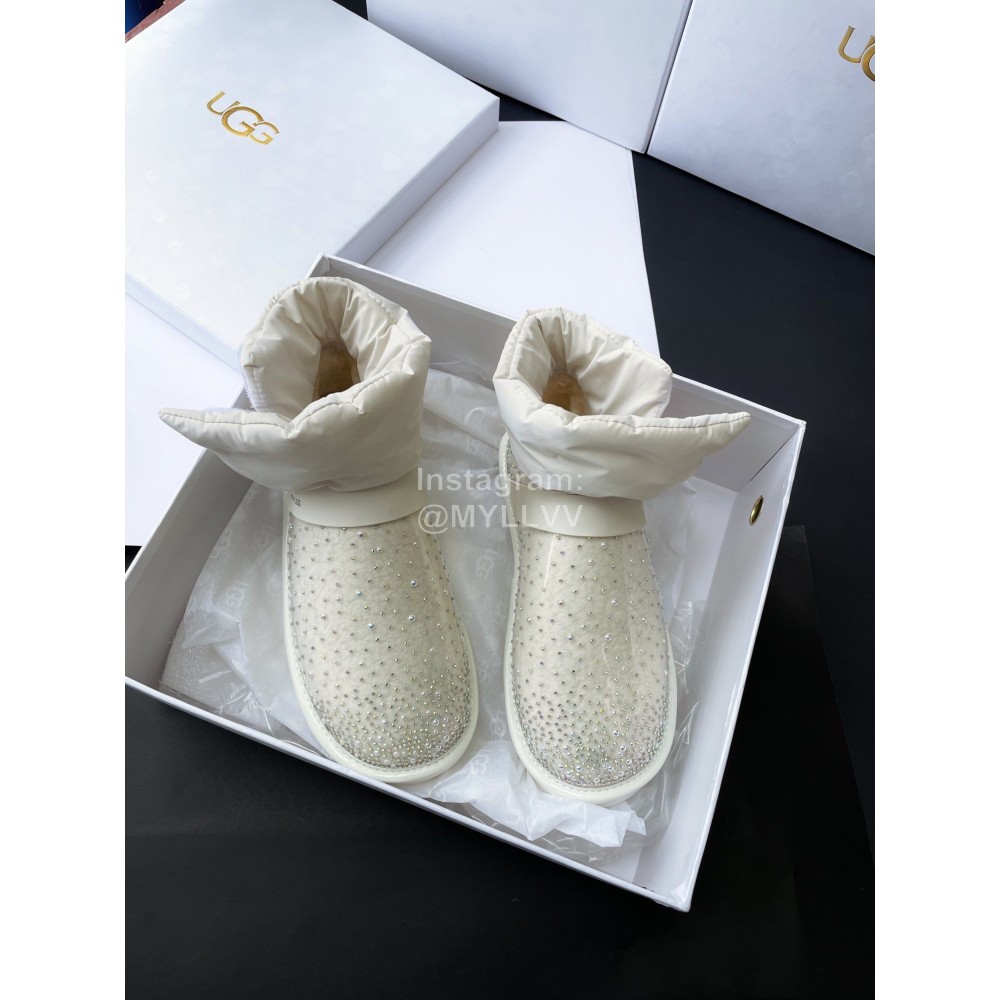 Ugg Winter Waterproof Down Boots For Women White