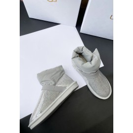 Ugg Winter Waterproof Down Boots For Women Gray