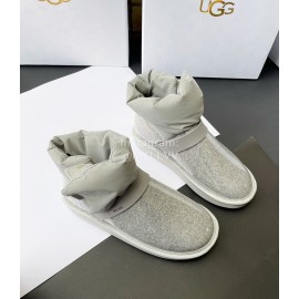 Ugg Winter Waterproof Down Boots For Women Gray