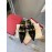 Valentino New Pointed Flat Heel Sandals For Women Black