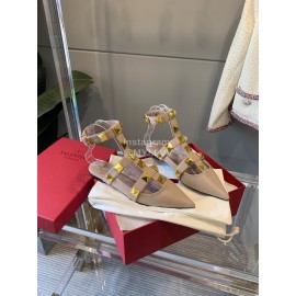 Valentino Pointed Flat Heel Sandals For Women