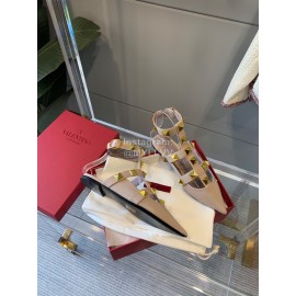 Valentino Pointed Flat Heel Sandals For Women