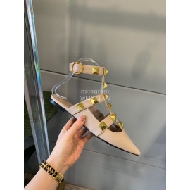 Valentino Pointed Flat Heel Sandals For Women