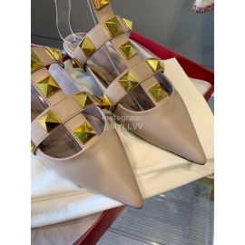 Valentino Pointed Flat Heel Sandals For Women