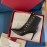 Valentino Classic Rivet High Heeled Black Calfskin Boots