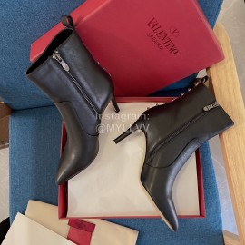 Valentino New Rivet High Heeled Calfskin Boots For Women
